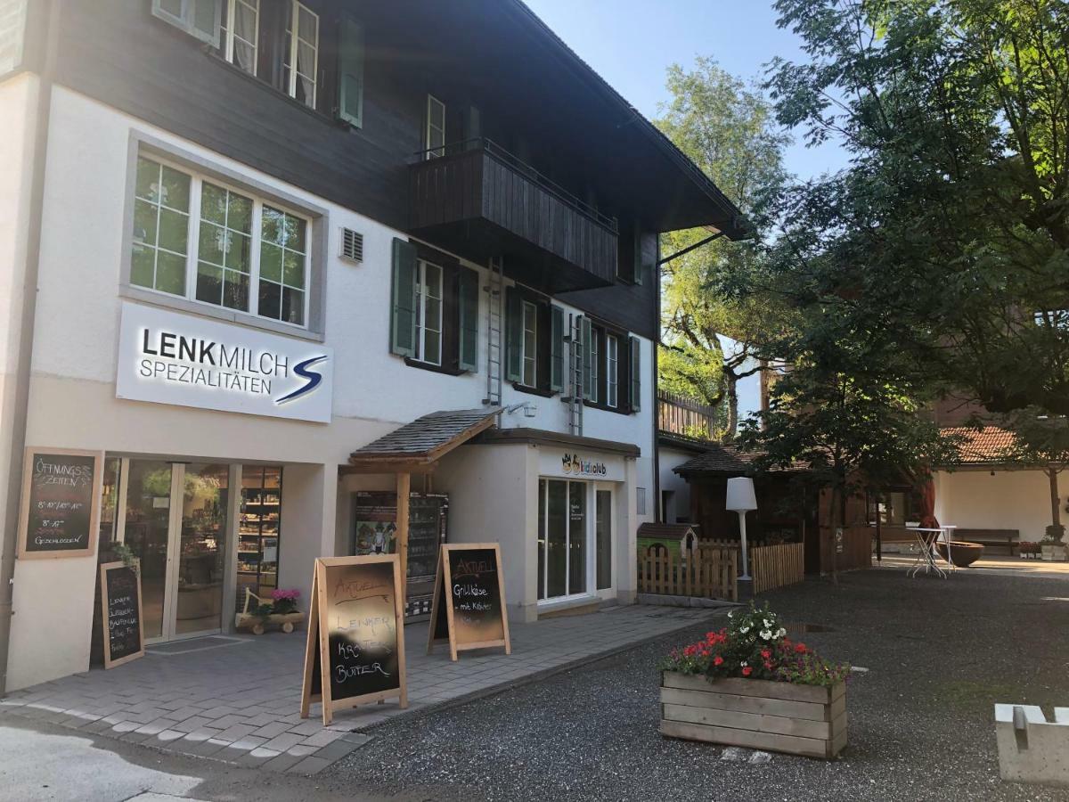 Hotel Krone Budget Lenk Ngoại thất bức ảnh